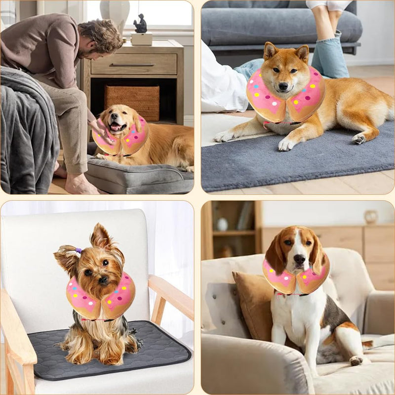 Inflatable Dog Collar, Protective Collar, Dog Collar, Leak Protection, Adjustable Cat Collar, Soft Cat Collar, Collar for Dogs After Surgery, Recovery Collar for Recovery After Surgery L