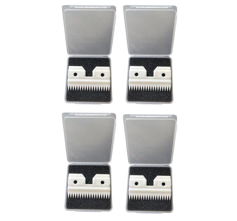XCEL Ceramic Coarse Pet Replacement Cutter Blade Compatible with Fast-Feed, Andis, Oster A5, and Walh KM Series (4 Pack) 4 Pack - PawsPlanet Australia