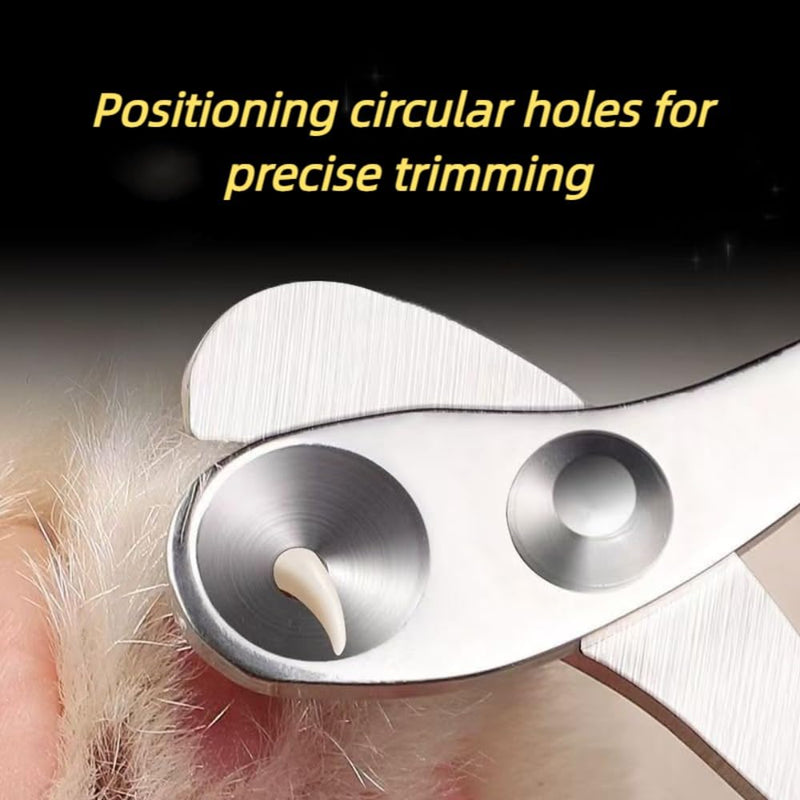 Cat Nail Clippers with Circular Cut Hole -Avoid Over Cutting Pet Nail Clippers -Sharp Angled Blade Professional Paw Trimmer Set for Novice Pet Families (Green) green - PawsPlanet Australia