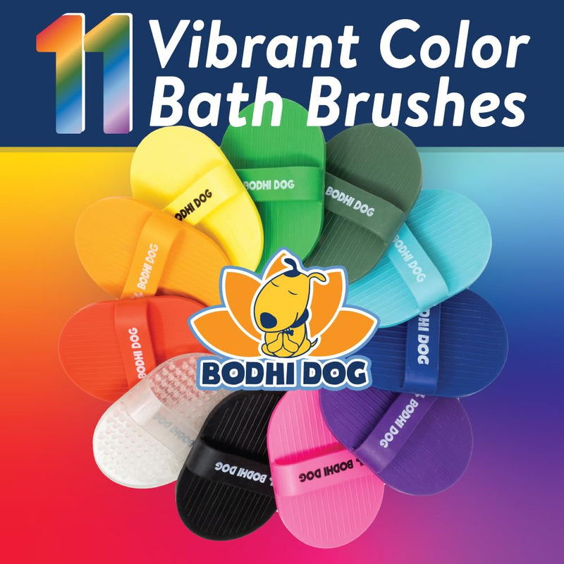 Bodhi Dog Shampoo Brush - Pet Grooming & Bath Supplies for Dogs and Cats - Bath Brush for Long & Short Hair - Premium Scrubber for Shower, Bathing & Massage (One Pack, Dark Green) One Pack - PawsPlanet Australia