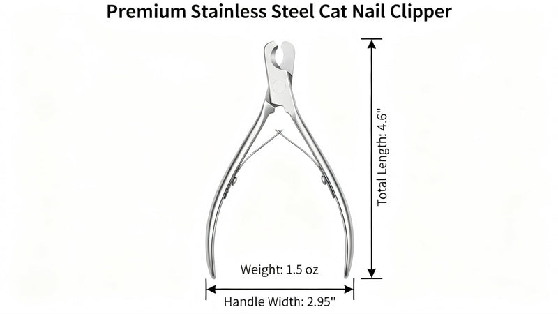 Cat and Dog Nail Clippers for Small & Medium Pets - Precision Pet Nail Trimmer with Included Cat Nail File - Professional Metal Claw Scissors for Kittens, Puppies, Rabbits & Birds - PawsPlanet Australia
