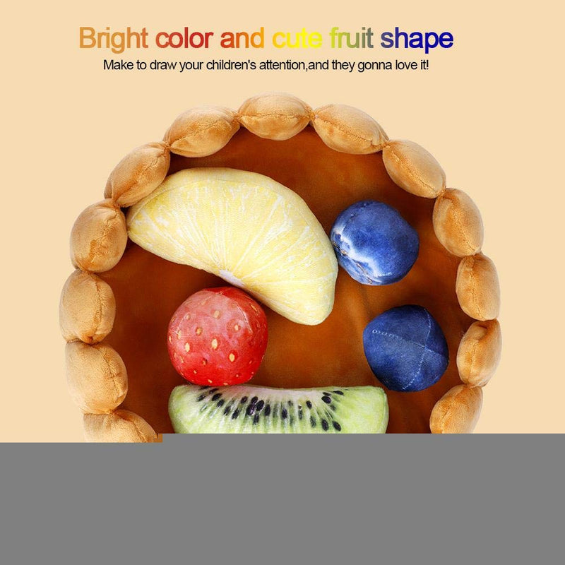 ZJchao Pet Kennel - Plush Egg Tart Shape Dog & Cat Bed with Fruit-Shaped Pillow for Cozy Warmth and Comfort - PawsPlanet Australia
