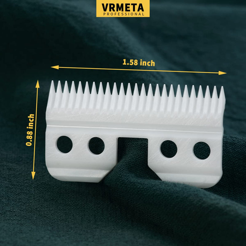 Ceramic Medium Cutter Blade Compatible for Most Andis (Pet), Oster A5, and Wahl KM Series Blades, Andis 64440 1 LS004306-C 25 tooth 2 pcs W - PawsPlanet Australia