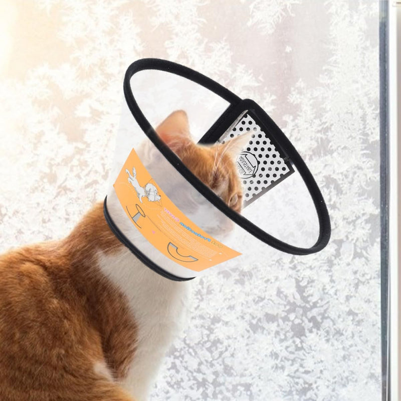 LALAFINA Adjustable Dog Neck Collar made of PP Soft and Comfortable Recovery Collar for Cats and Dogs Fashionable Pet Cone Collar to Prevent Licking and Biting
