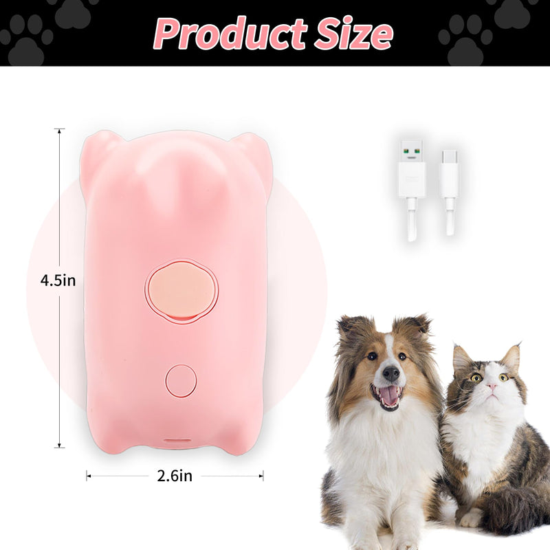 Cat Steam Brush, 3 in 1 Cat Steamy Brush for Shedding Grooming Brush With Steam, Rechargeable Silicone Pet Brush for Cat Dog Shedding, Massage, and Clean Comb -Pink Pink - PawsPlanet Australia