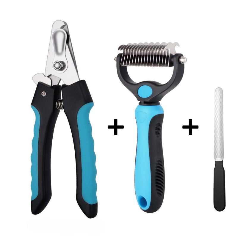 Kuzey Home- Dog & Cat Pets Nail Clippers and Trimmers - with Safety Guard to Avoid Overcutting, Free Nail File, Razor Sharp Blade - Professional Grooming Tool for Pets - PawsPlanet Australia