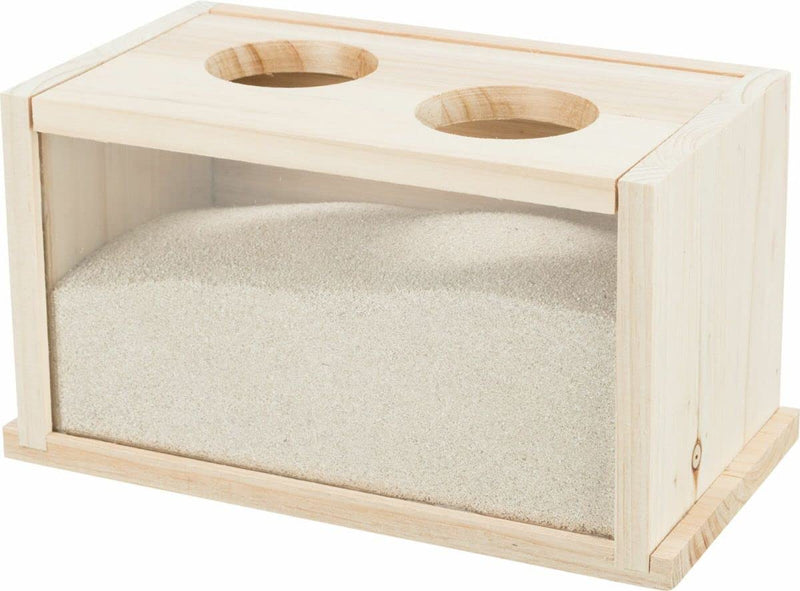 Trixie - Wooden sand bath for rodents - TR-63004 - PawsPlanet Australia