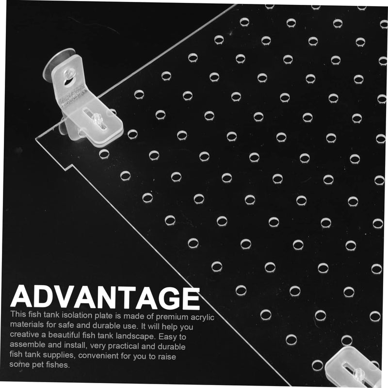 Fish Tank Board 10 Gallon Fish Tank Fish Tank Divider 20 Gallon Fish Tank Separator Flapper Accessories Fish Tank Dividing Net Acrylic Aquarium Net - PawsPlanet Australia