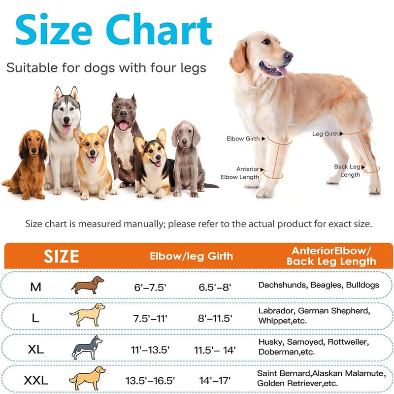 Knee Brace for Dogs for Torn ACL/CCL & Hind Leg Support, for Knee Cap Dislocation, Arthritis - Keeps The Joint Warm and Stable - Extra Support - Reduces Pain and Inflammation (L) L