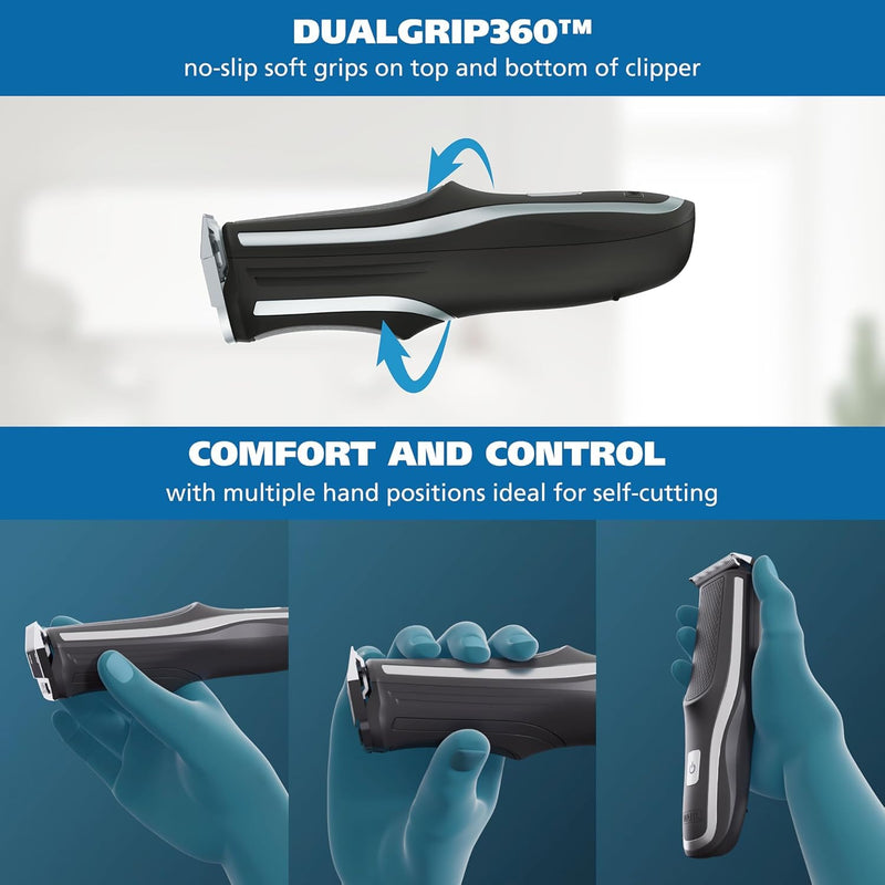 Wahl Clipper Self-Haircut Pro Lithium Ion Cordless Hair Clippers, Easy to Use Self Haircutting Kit Designed for DIY Haircuts – Model 3026122 Self Haircut Pro Cordless