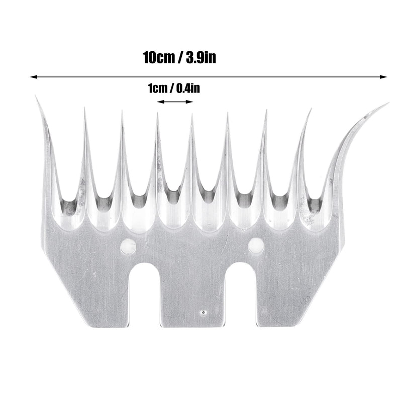 Sheep Shears Replacement Blades, Professional Curved 9 Tooth Clipper Comb Blade, Cutter Trimmer Accessory Set Kit for Sheep Alpacas Goats