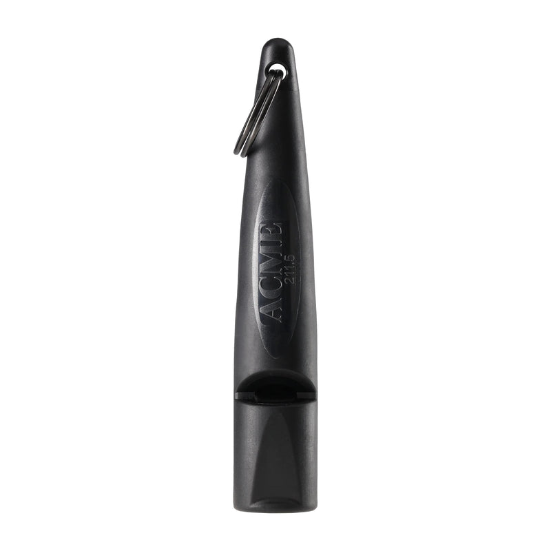 ACME Alpha 210.5 Professional Dog Training Whistle with Enhanced Ergonomic Grip. BPA-Free Plastic. 110 dBA. Standardized Frequency for Smaller Dogs. Weatherproof. Made in The UK (Black) Black