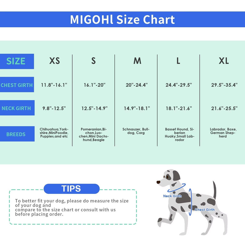 MIGOHI Dog Anxiety Vest,Soft Dog Anxiety Relief Coat,Calming Vest Wrap for Thunderstorm,Fireworks,Travel and Separation,Anxiety Relief for Dogs,Dog Firework Anxiety Relief for Small Dogs,S,ShellPink ShellPink - PawsPlanet Australia