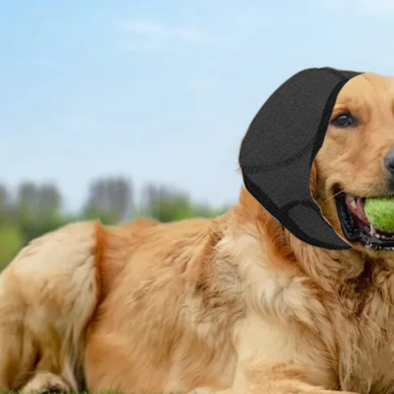 Waterproof Dog Ear Muffs Comfortable Soft Pet Noise Protection Reliable Reusable Dog Ear Protectors for Noise Cancelling Sleep Help Headband