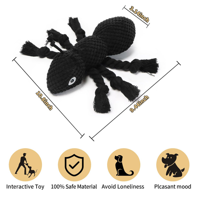 ant Plush Dog Toys Which Puppy Stuffing and Ant Scream，Boring Interactive for Separation Anxiety Suitable for Small and Medium Dogs to Chew and Play (Ant) - PawsPlanet Australia