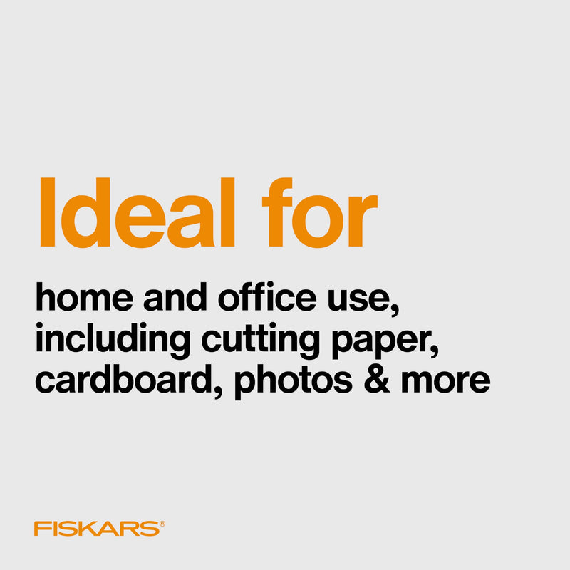 Fiskars Everyday Titanium Scissors, Durable Blades 3X Harder Than Steel, Ergonomic Softgrip Handle for Home and Office Cutting, 8 ", Forest Fern Green, 2 Pack - PawsPlanet Australia