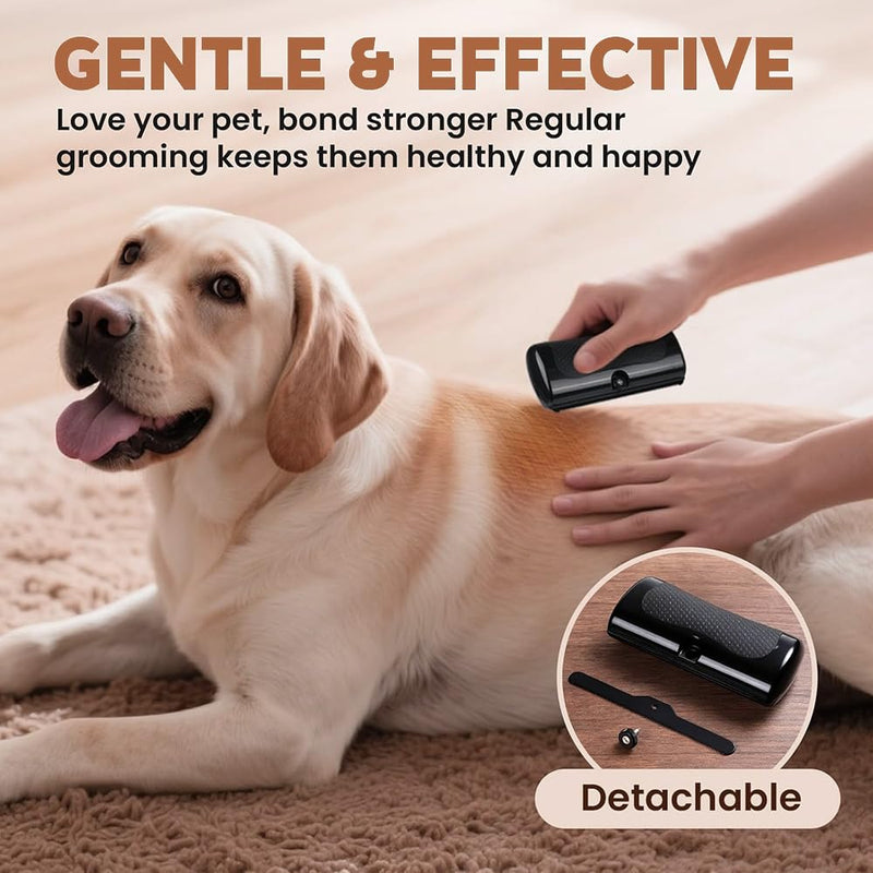 Deshedding Dog Brush and Grooming Tool, Groompro Deshedding Brush, Pet Hair Remover Comb for Shedding, Pet Hair Removal Tool for Cats, Dogs, Rabbits, Horses - PawsPlanet Australia