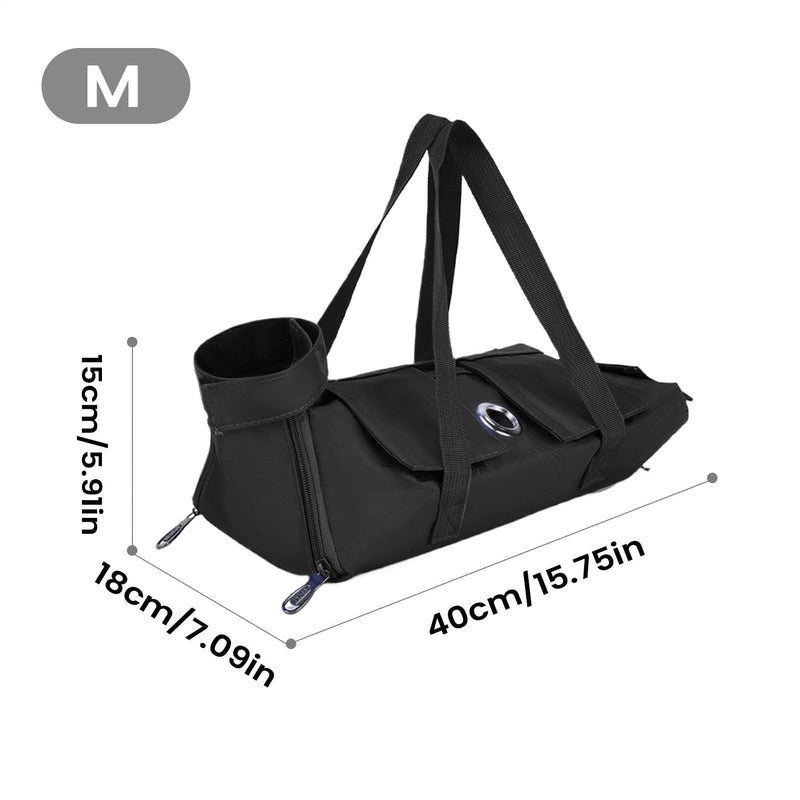 Cat Shower Bag 'Adjustable Nylon Nail Clamp Cat Restraint | Scratch-Resistant, Portable Nail Cutting Tool | For Small, Medium and Large Pet Showers, For Washing Teeth, For M