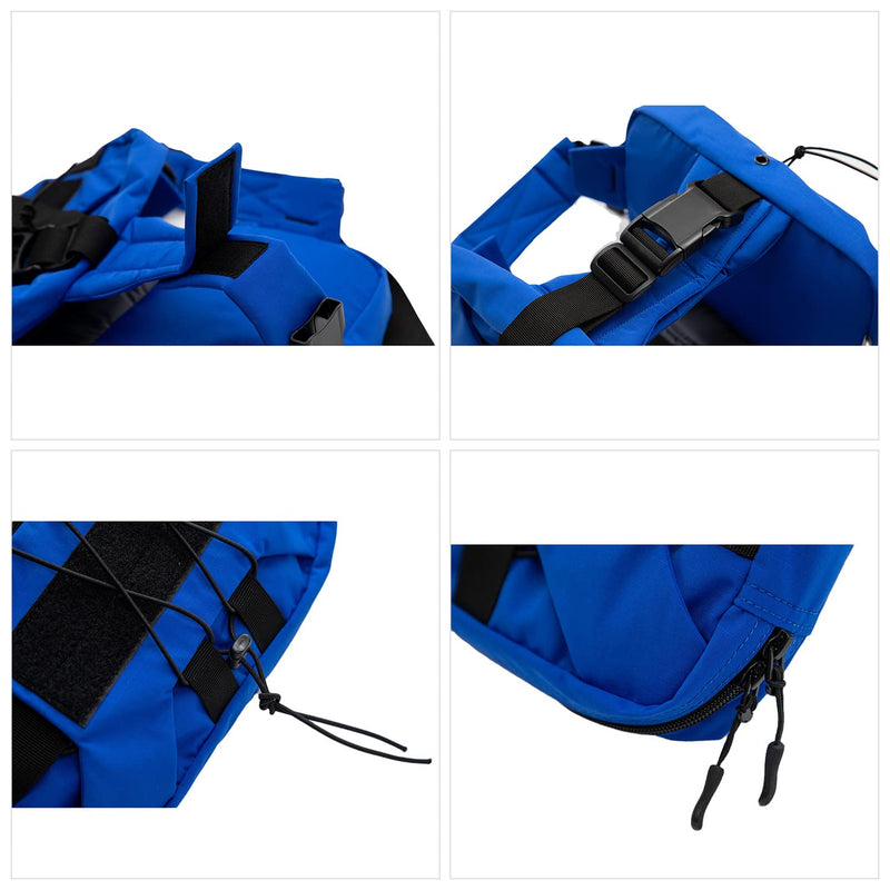 Large Dog Backpack, Outdoor Hound Saddle Bag Dog Pack with Side Pockets for Small Medium Large Dogs, Adjustable Tactical Dog Pack for Hiking, Travel, Camping, Training RoyalBlue M M (chest 28-35 inch) RoyalBlue (Tactical) - PawsPlanet Australia