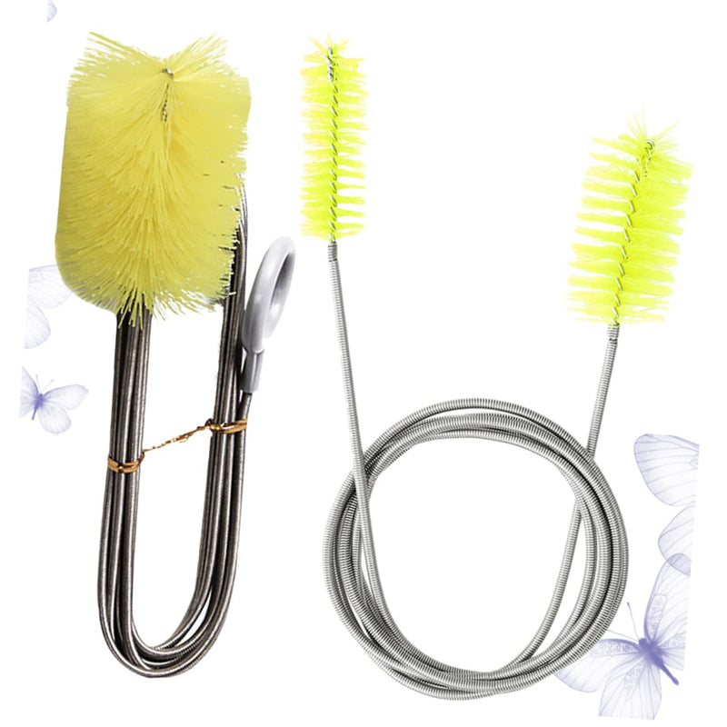 2pcs Tube Cleaning Brush for Hair Brush Cleaner Aquarium Brush Fish Tank Brush Aquarium Cleaning Tool Fish Tank Cleaning Brush aquatainer Piping Bottle Brush Spring - PawsPlanet Australia