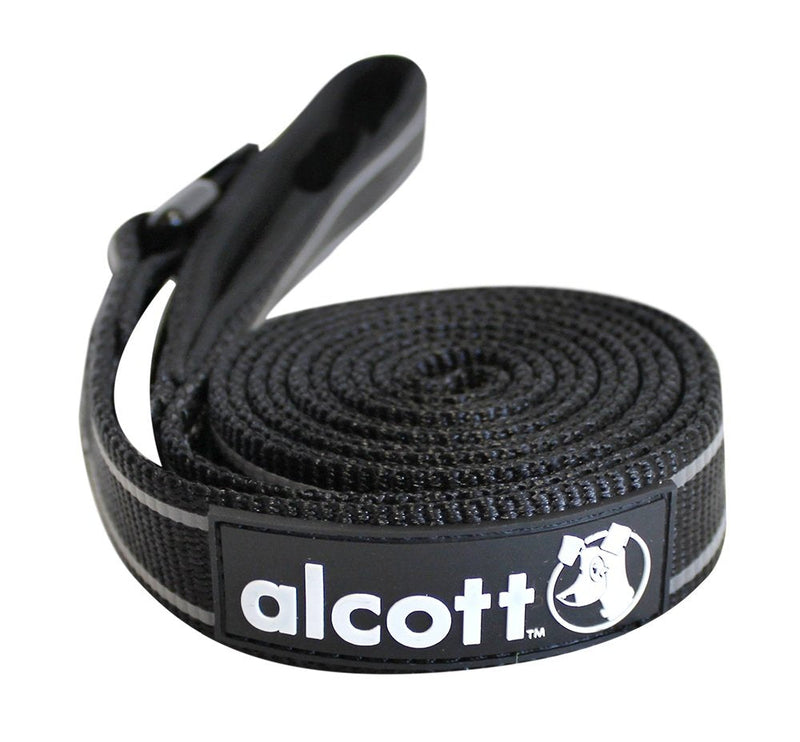 alcott Adventure Dog Leash, Medium, Black - PawsPlanet Australia