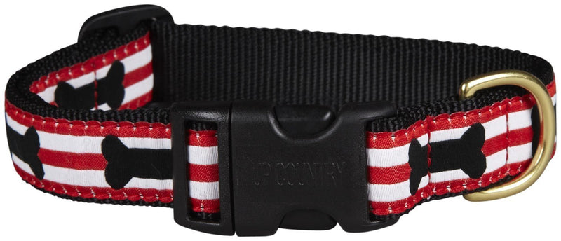 Up Country Got Bones Dog Collar - Small s - PawsPlanet Australia