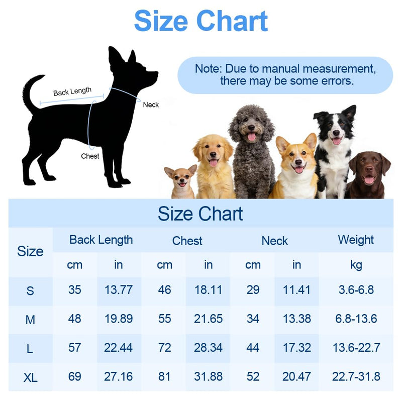AUYAO Dog Recovery Suit Dog Surgery Bodysuit Anti-Licking Puppy Medical Surgical Suits Abdominal Wounds Protector Male Castration Onesie Post Op Dogs Surgery Shirt Pet Cone E-Collar Alternative(XL) XL Snap Fasteners Style-Gray