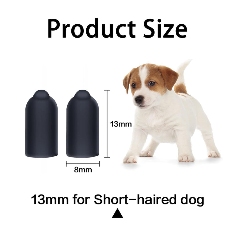 Shock Collar Rubber Tips for Dog,24 Pieces Column Conductive Rubber Sleeve Prong Collar Cover Training Collar Replacement Parts for Dog Shock Collar Prongs or Anti Bark Collars (13 mm) 13mm - PawsPlanet Australia