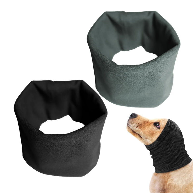 2 Pieces Pet Warm Earmuffs, Washable Soft Pet Hat, Anti-Noise Dog Earmuffs, Dog Collar, Hearing Protection Earmuffs for Cats and Dogs