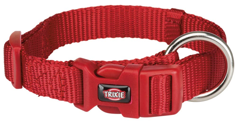 Trixie Premium Dog Collar, 40-65 x 25 mm, Red - PawsPlanet Australia