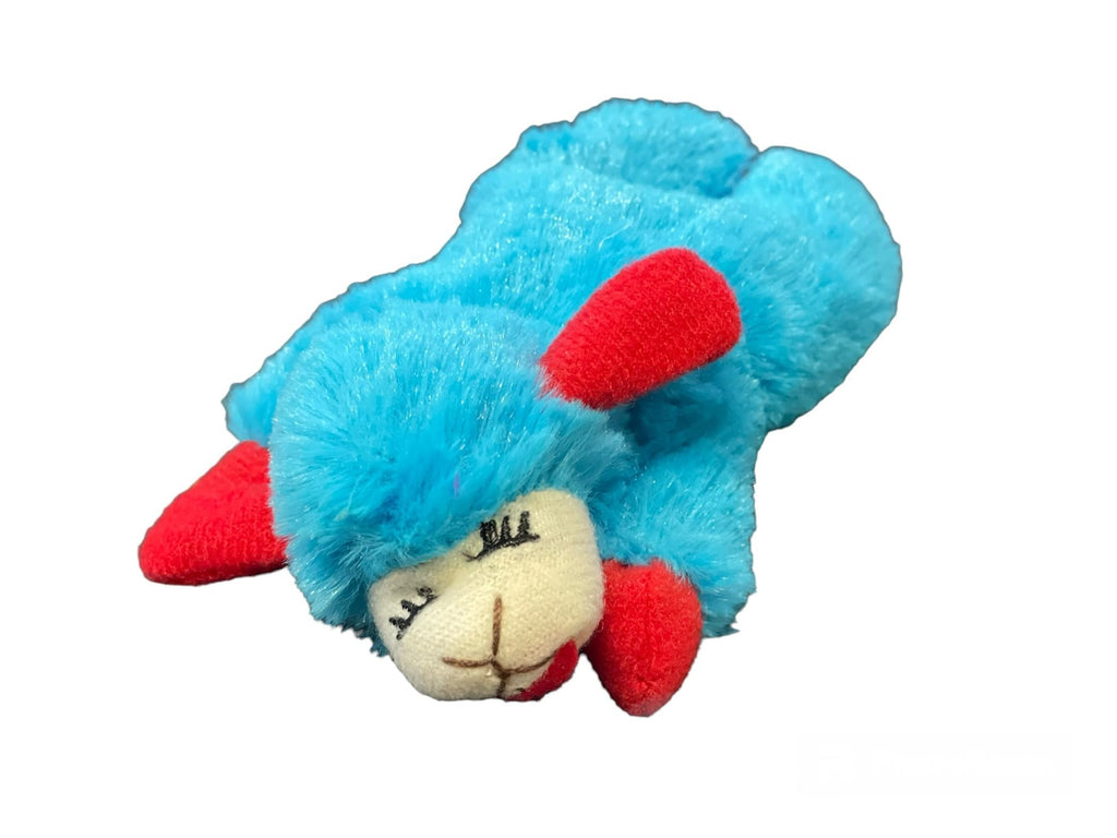 Lamb Chop Cat Toy with Catnip - Interactive Plush Toy for Engaging Playtime (Blue) Blue - PawsPlanet Australia