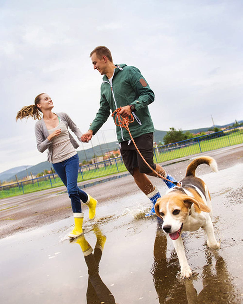 Long Dog Leash for Dog Training 10FT/16FT/30FT/50FT/100FT, Reflective Threads Check Cord Dog Leash, Heavy Duty Dog Lead for Large Medium Small Dogs Outside Walking, Playing, Camping, or Yard 30FT* 3/8 inch Orange - PawsPlanet Australia