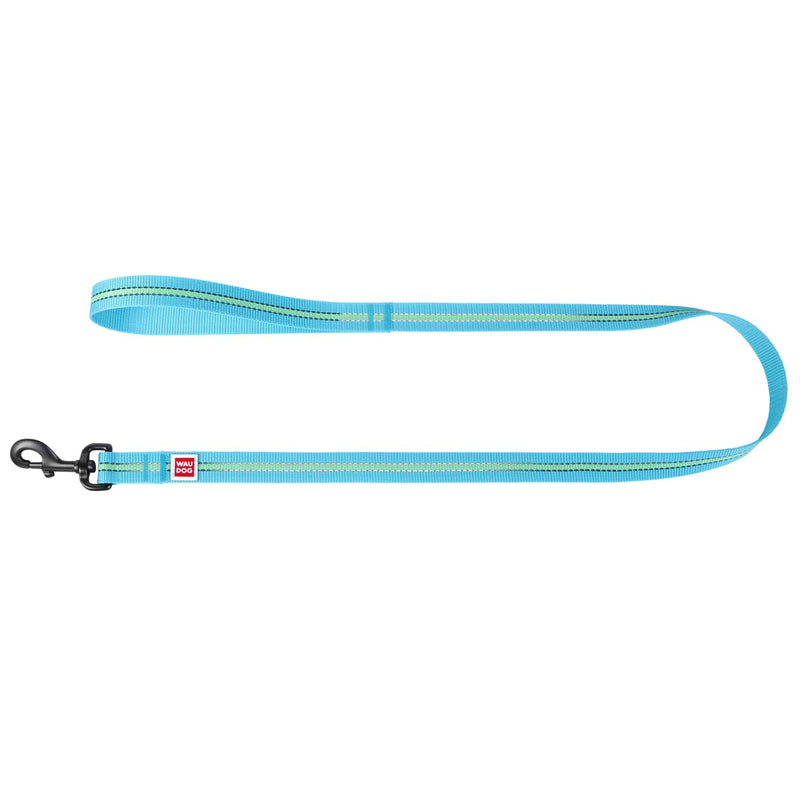 Nylon Reflective Dog Leash 4 Ft - Nylon Dog Leashes for Large Dogs, Medium & Nylon Leash for Small Dogs - Long Nylon Dog Leash Reflective for Puppy Leash Nylon (4 Ft x 0.8" Wide, Blue) 4 Ft x 0.8" Wide