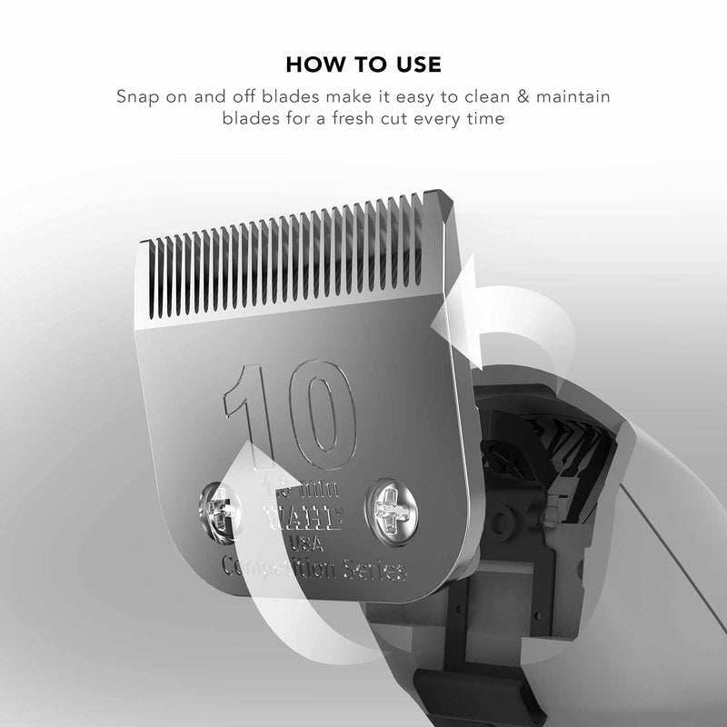 Wahl Standard Blade, 5in1 Cutting Lengths, 0.7mm - 3mm, Replacement Blades, Spare Clipper Blade, Clipper Spares, Stainless Steel, Chrome Plated, Rust Resistant, Precise Cutting Single