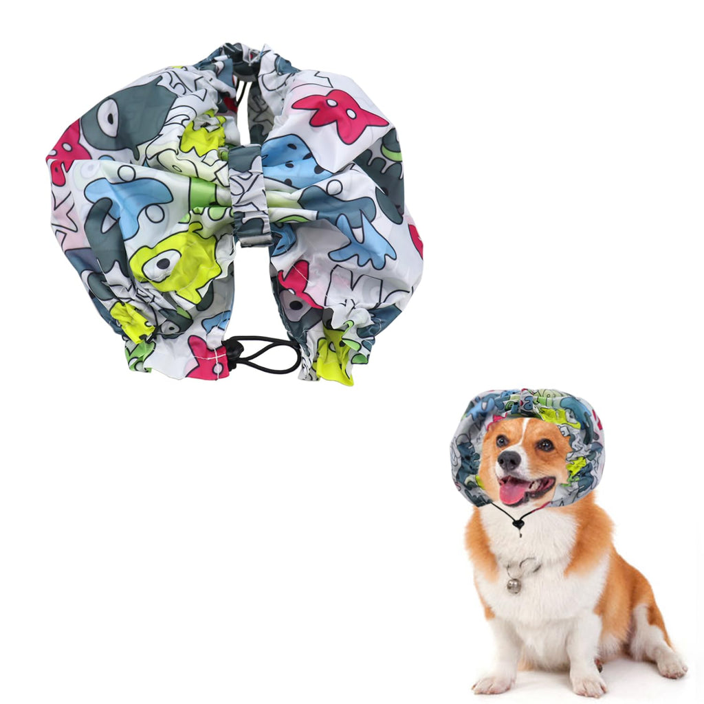 Adjustable Dog Shower Cap Bath Cap Waterproof Shower Hat Dog Ear Covers Overhanging Pet Bath Ear Protection Cats Ear Drops Guard for Kitten Puppy Small Pets Bath Protector