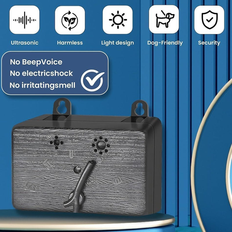 Anti Barking Devices?Anti Barking Device for Dogs Long Range 50ft (270°)?3 Modes Ultrasonic Bark Box?Dog Barking Deterrent Devices?Bark Box?Barking Control Devices for Dog Training in Outdoor/Indoor Black