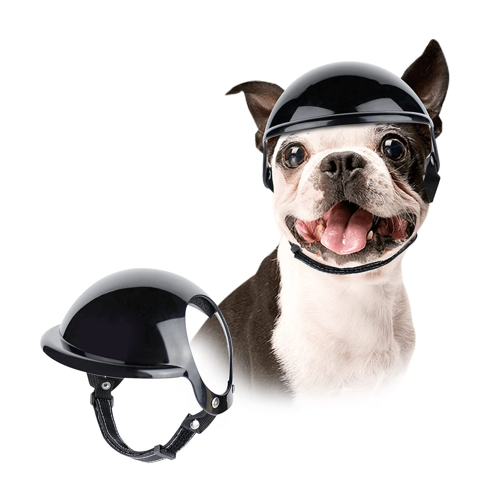 LESYPET Dog Helmet for Small Dog, Dog Helmet with Ear Holes and Adjustable Strap Safety Helmets for Dogs for Outdoor Driving Riding, Small