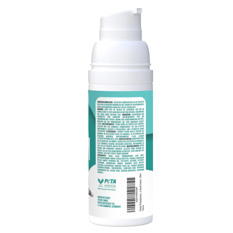 Cat & Dog Paw Balm - Moisturizes, Soothes, Protects Against Snow, Salt, Cracked Paws - 100% Organic & Natural, Fragrance Free, Safe to Lick - Nose and Paw Balm for Dogs - Itch Solution, 1.7 oz - PawsPlanet Australia