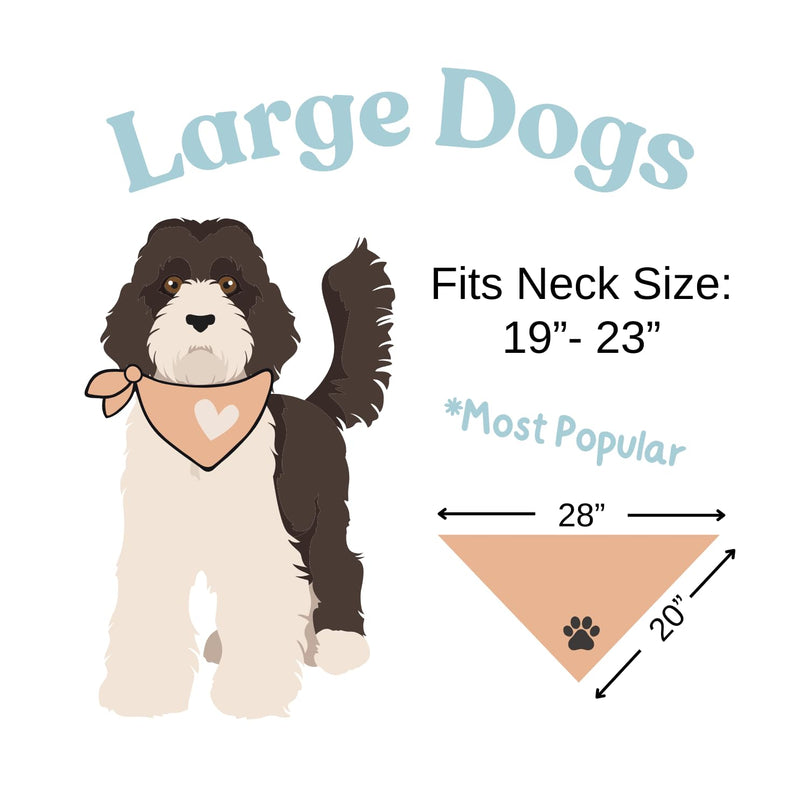Baby Security in Training Dog Bandana Pregnancy Announcement Natural Cream Minimal Style (Large) Large - PawsPlanet Australia