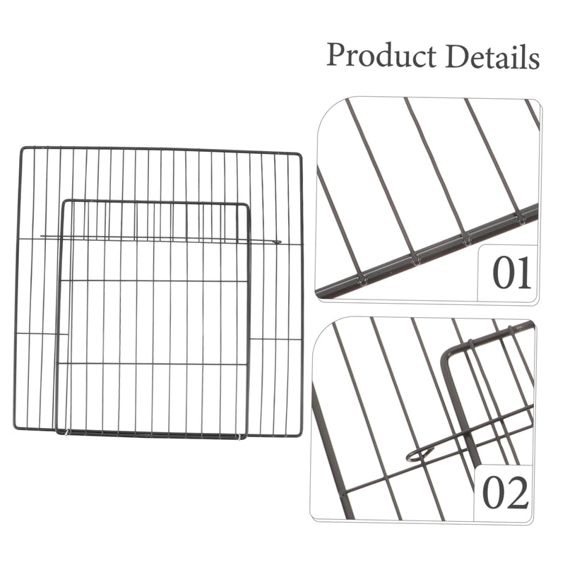 SUPVOX Cat Cage Mesh Door Panel with Flip Access Door 14X14 Inches for Indoor Cat Cages and Pet Enclosures Replacement - PawsPlanet Australia
