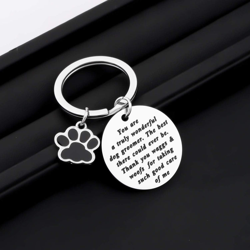FOTAP Dog Groomer Gift Pet Groomer Gift Dog Grooming Gift Dog Salon Gift Dog Groomer Thank You Gift Waggs & Woofs Key - PawsPlanet Australia