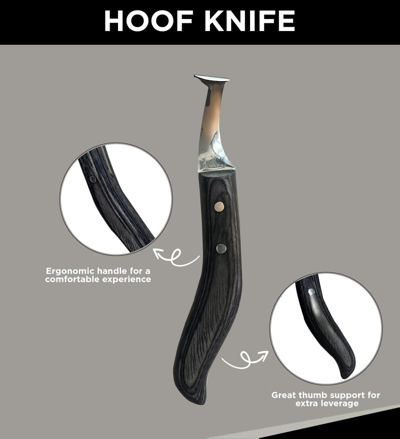 Farrier Tools Super Sharp Hoof Knife - Green and Black Hoof Knife - PawsPlanet Australia