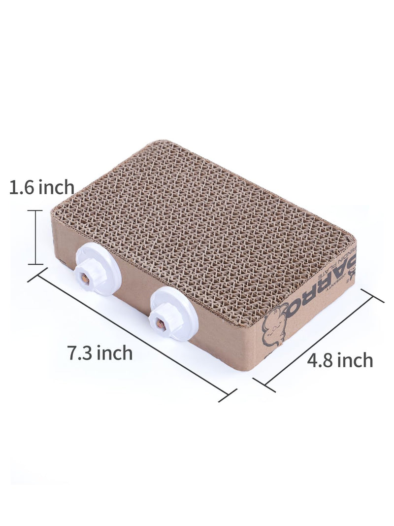 7.3 Inch Paper Bird Toys, Bird Platform, Parrot Toy, Help Birds Clean Beak, Release Stress, Reduce Boredom - Suitable for Budgie, Cockatiel, Lovebird, and Other Small to Medium-Sized Pet Birds M - PawsPlanet Australia