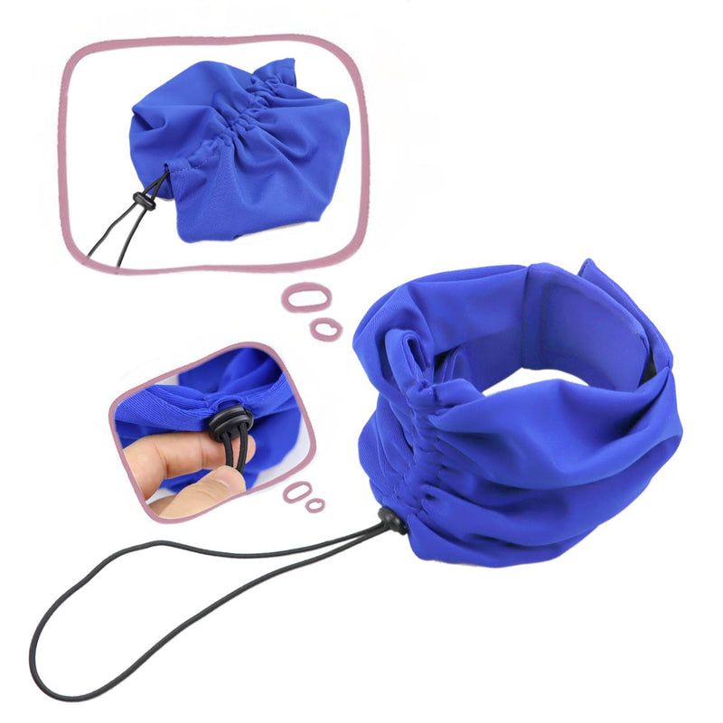 Dog No Shake Ear Wraps Medical Ear Wrap Dogs Ear Cover Anxiety Relief Dog Calming Hood for Grooming Bathing Dogs Ear Muff (Small) Small - PawsPlanet Australia