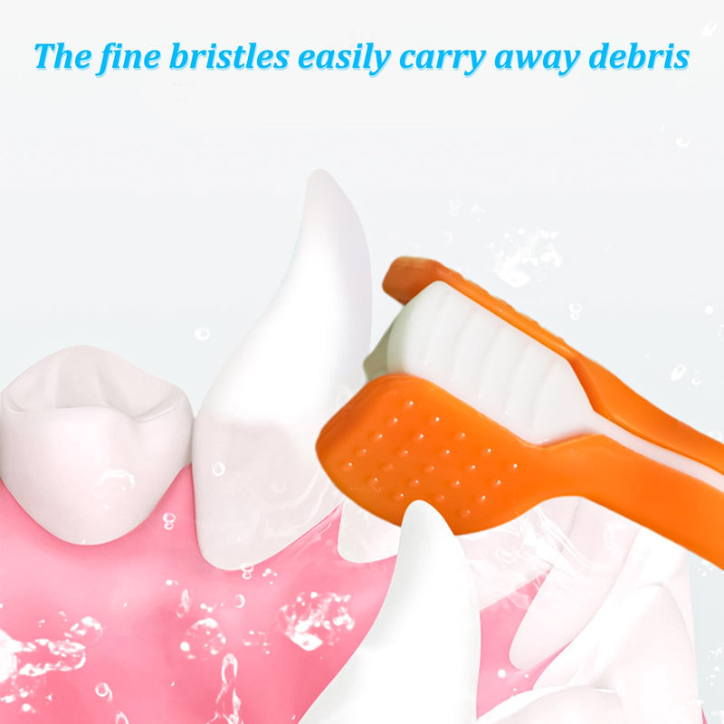 Dog Toothbrush,8 Pieces Pet Toothbrushes,2 Three Sided Pets Toothbrush,6 Double Head Tooth Brush,Multi-Angle Dental Cleaning Brushes for Dogs,for Clean Pet Cats Teeth