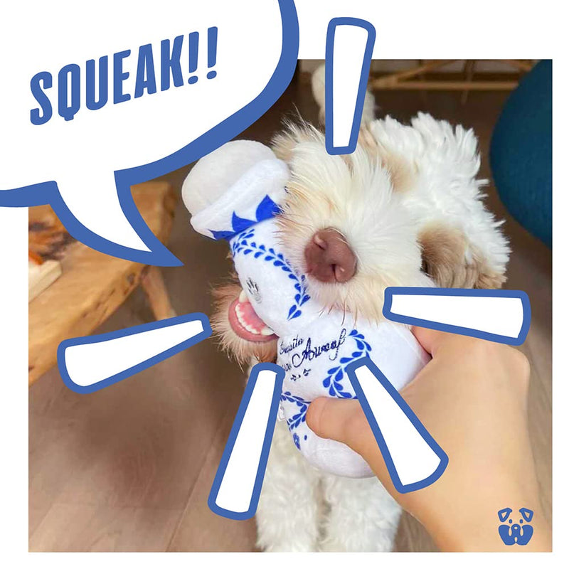 PAWTY Dog Toys - Claws Awoof Dog Toy - Funny Cute Durable Unique Dog Plush Toy with Squeaker for Small Medium Dogs - Cute Dog Gifts for Dog Birthday - Tequila Alcohol Cute Parody Dog Toy with Squeaky - PawsPlanet Australia