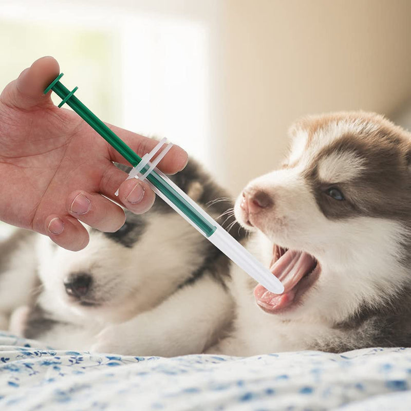 HEEPDD Cat Applicator Pet Feeding Device, Dual-Spout Syringe for Liquid Foods, Ideal for Dogs and Cats, Safe Grooming Device for Pet Health Care. (Feeding) Feeding