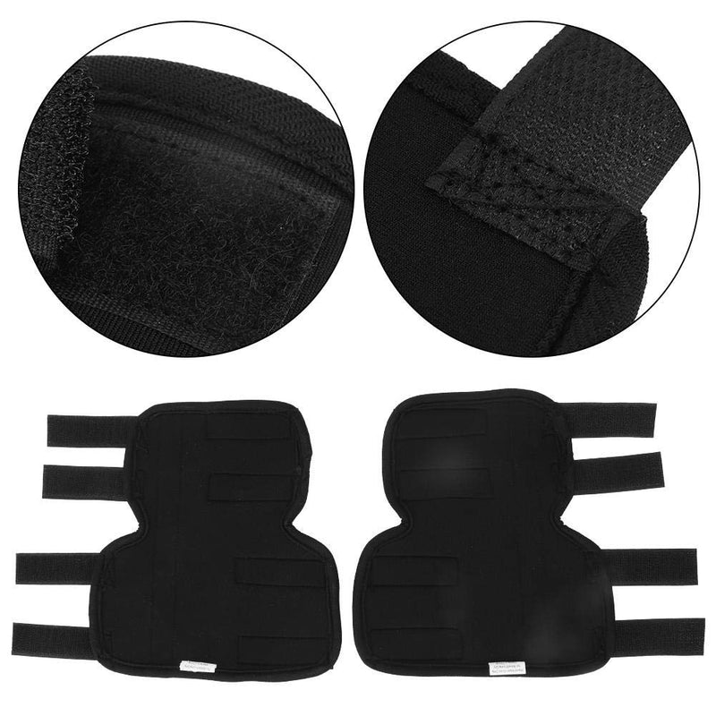 Zerodis Dog Front Leg Brace, 1 Pair Dog Elbow Protector with Safety Reflective Straps Elbow Support Wrap for Wound Injury and Sprain Healing of Arthritis(M)