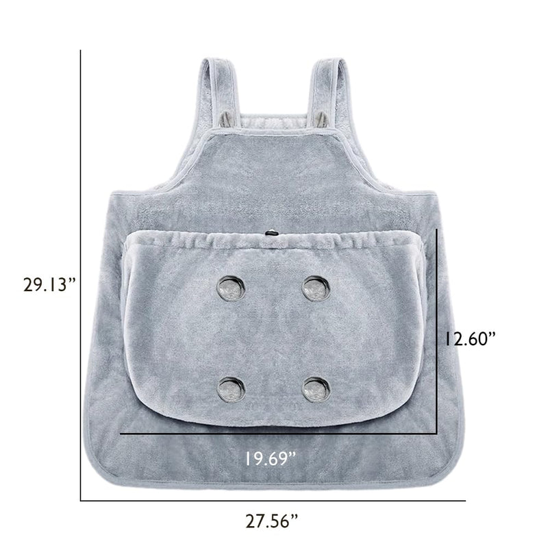 La La Pet® Adjustable Cat Apron Carrier with Holes Pet Carrier Sleeping Bag Pet Carrier Sling Cat Carrier Bag Cat Carrier Pouch for Small Sized Animals - PawsPlanet Australia