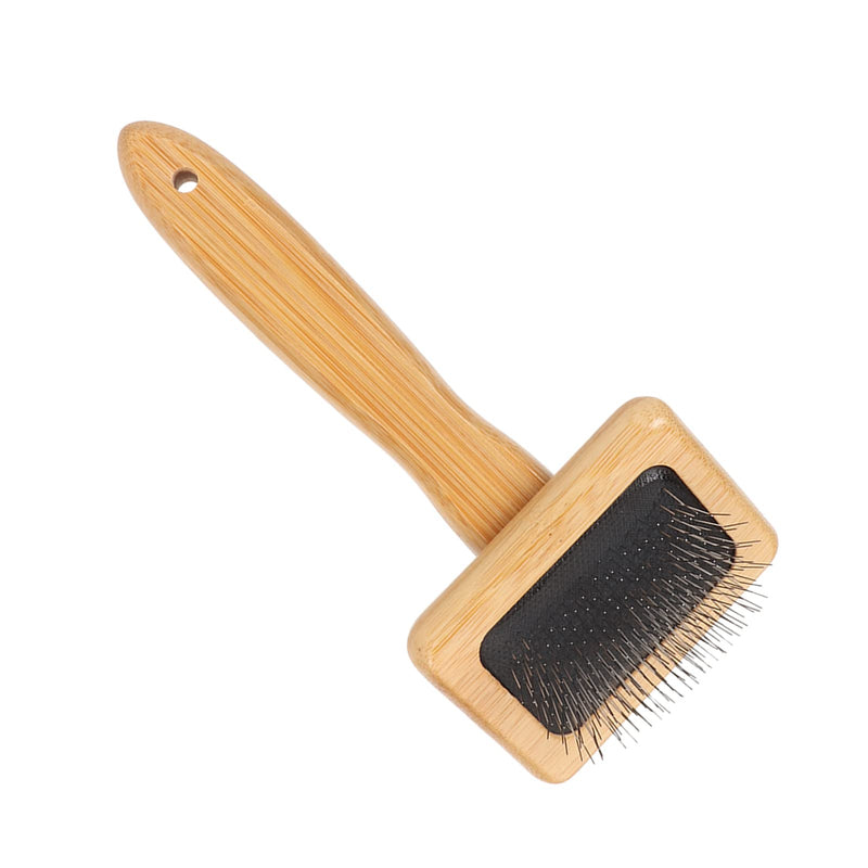Smoother Brush, Quick Brush, Smooth Curves, Bamboo Macrame Comb, Finely Polished with Cat Hole (S) - PawsPlanet Australia